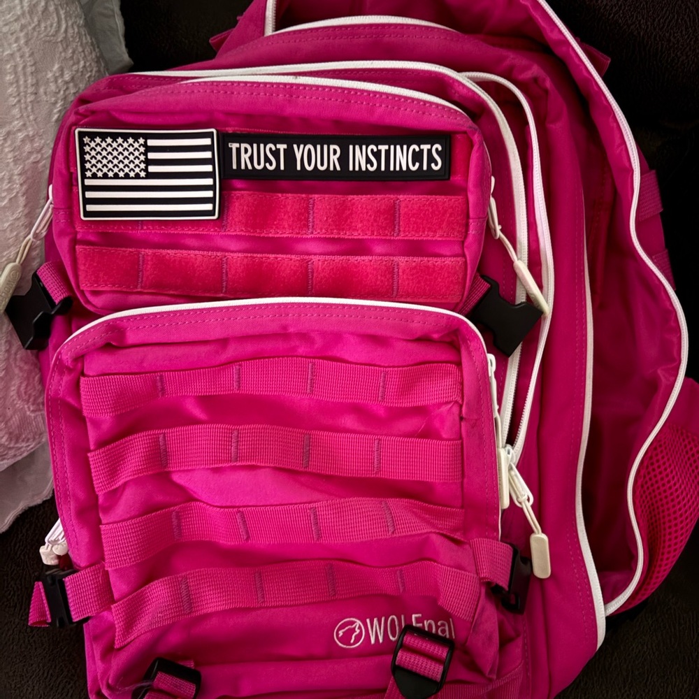 WOLF Vibrant Pink Backpack